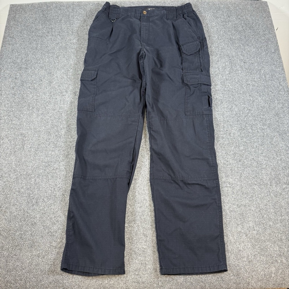 5.11 Tactical Pants Mens 36x34 (Fits 32x33) Navy Blue Taclite‎ Pro Ripstop Cargo